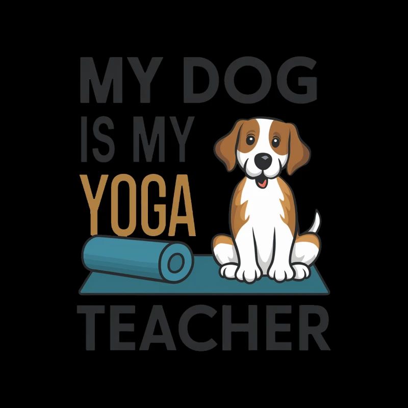 Mon chien est mon prof de yoga