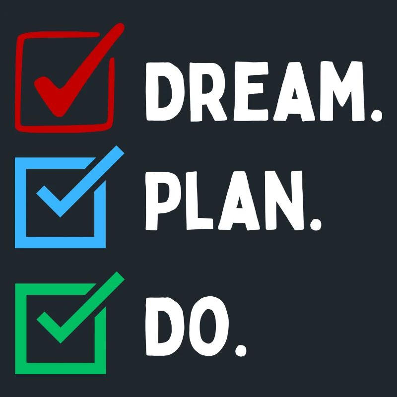 Dream Plan Do Checkliste Design