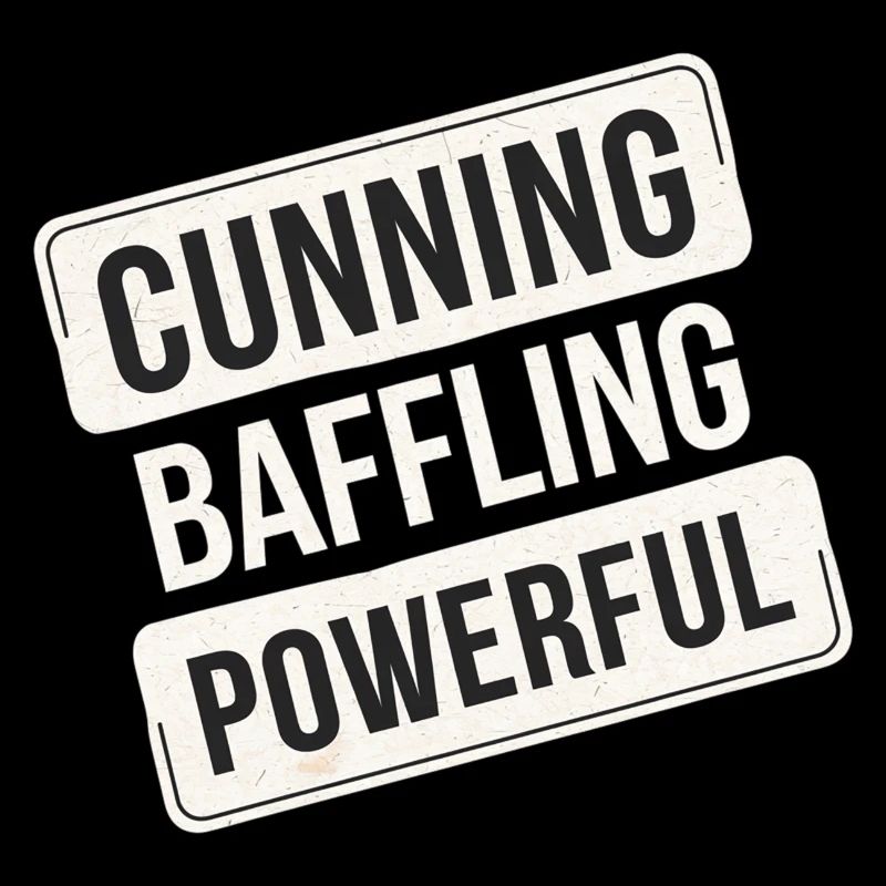 Cunning Baffling Powerful 12