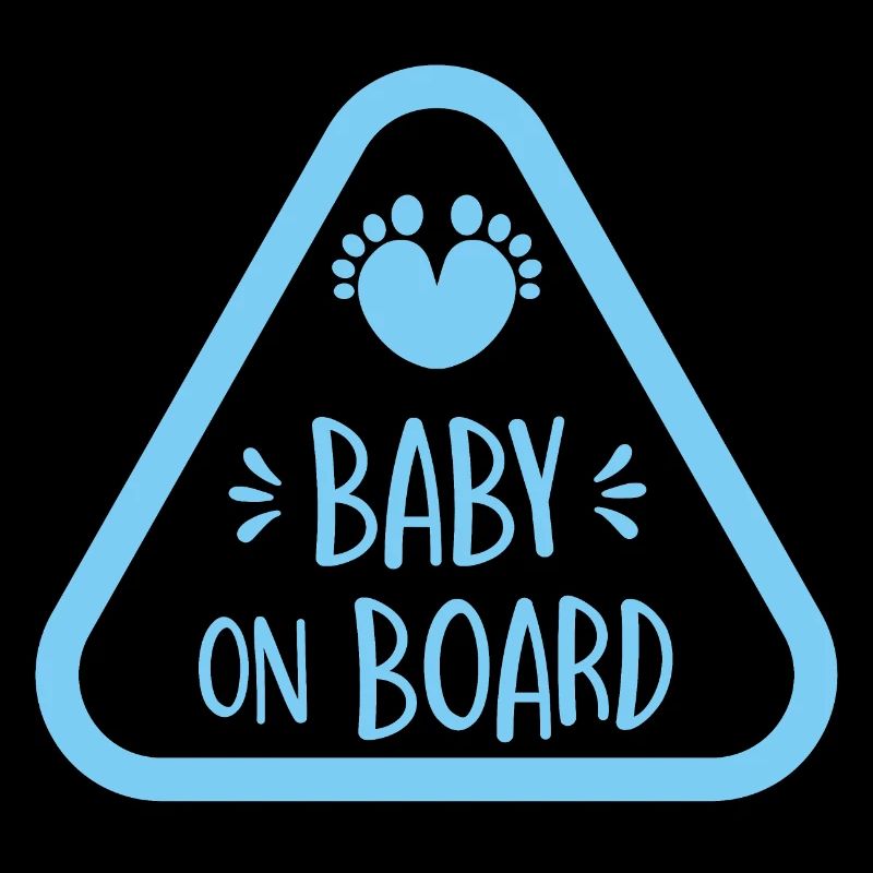 BABY AN BOARD - garçon bleu