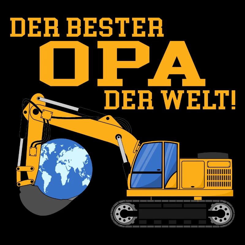 Bagger der beste Opa der Welt