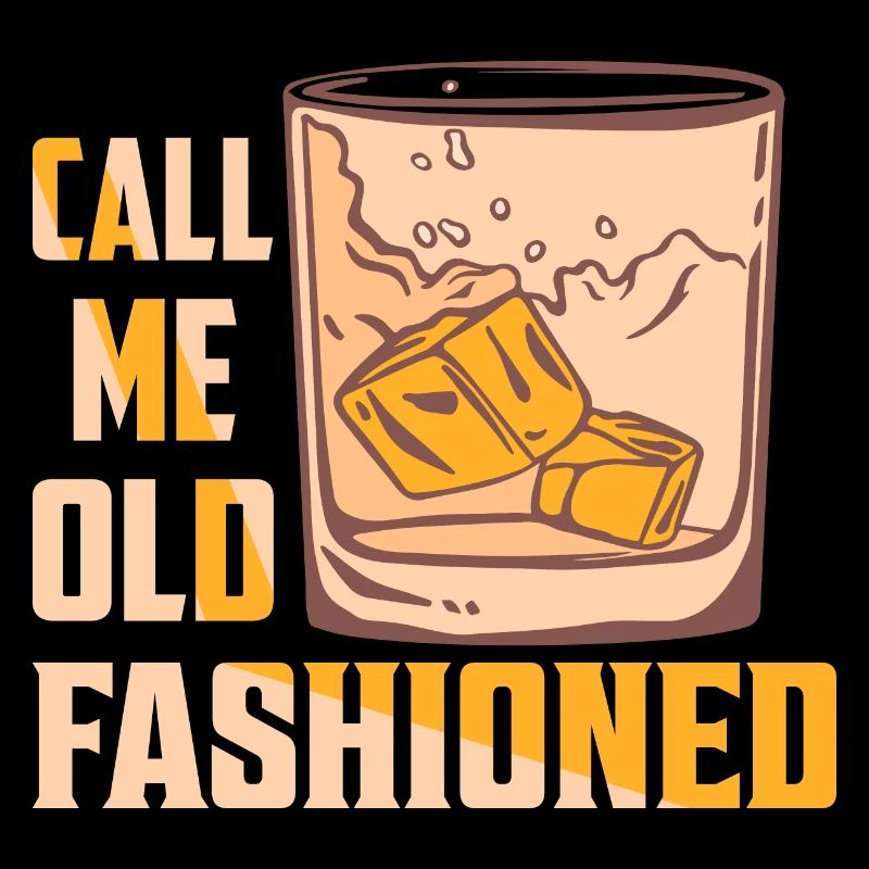 Appelez-moi Whisky à l’ancienne en train de boire