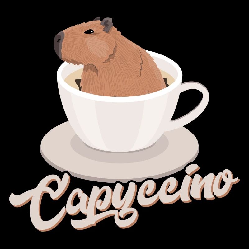 Capyccino Capybara Animal Lover