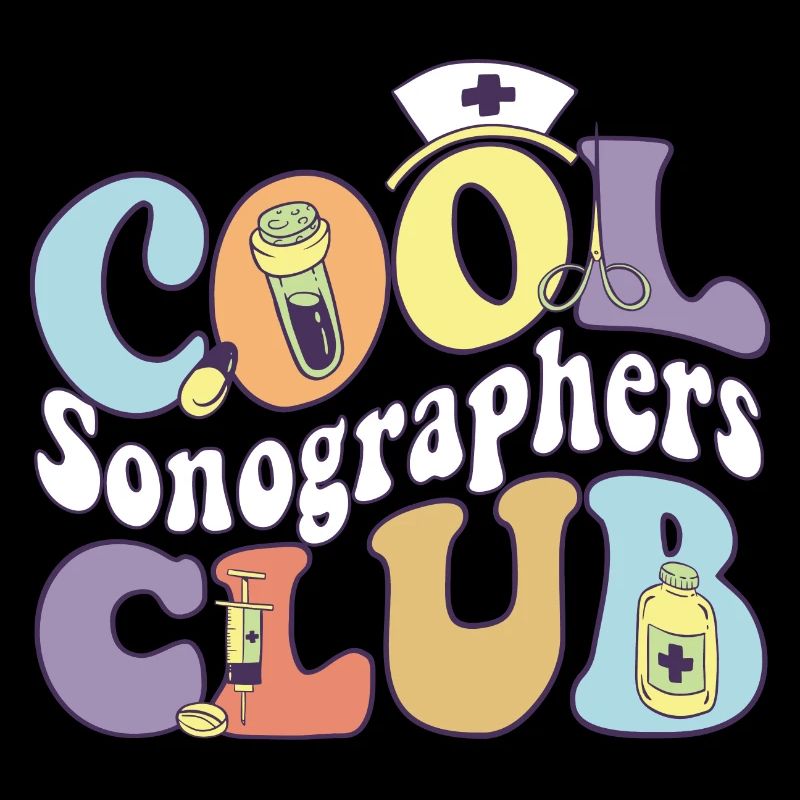 Cool Sonographers Club Rad Tech Squad Radiologist