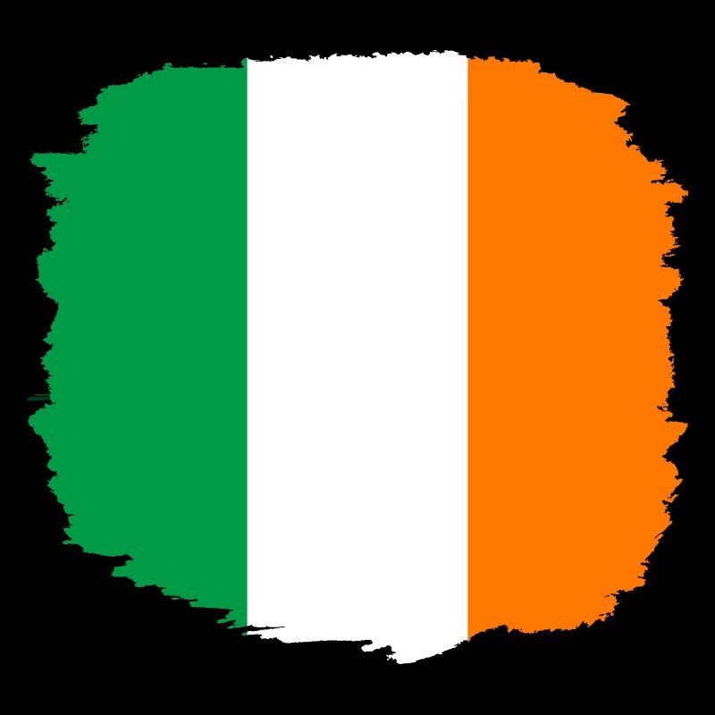 Drapeau de l’Irlande Vintage Drapeau irlandais Dublin