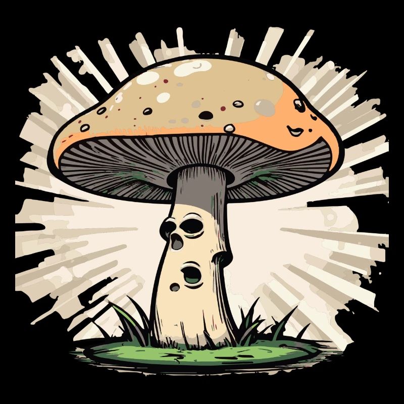 Ein Pilz im Walde