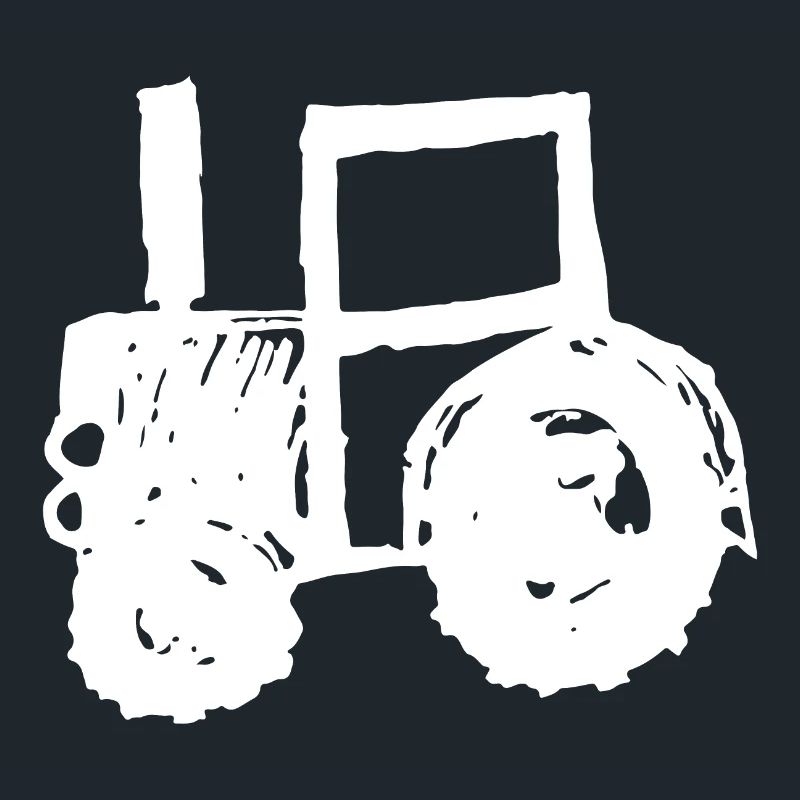 Tractor scribbled gift idea farmer