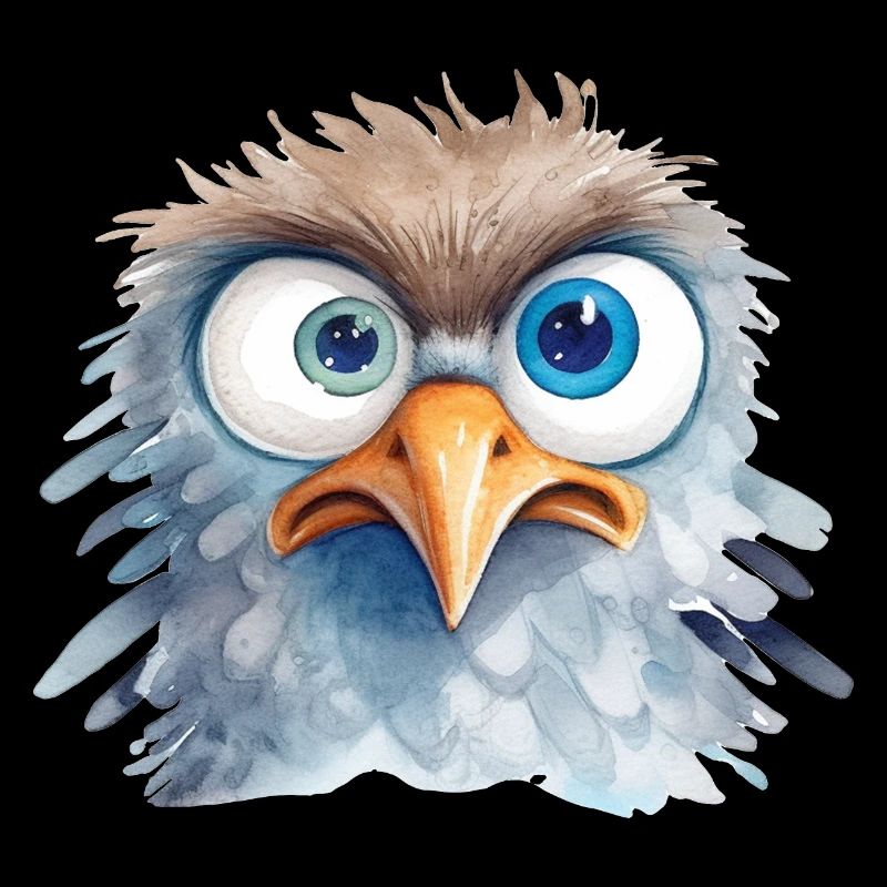 Aquarelle d’aigle Aquarelle