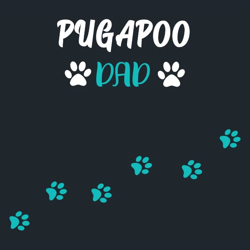 Pugapoo Dad - Pudel Mops Mix
