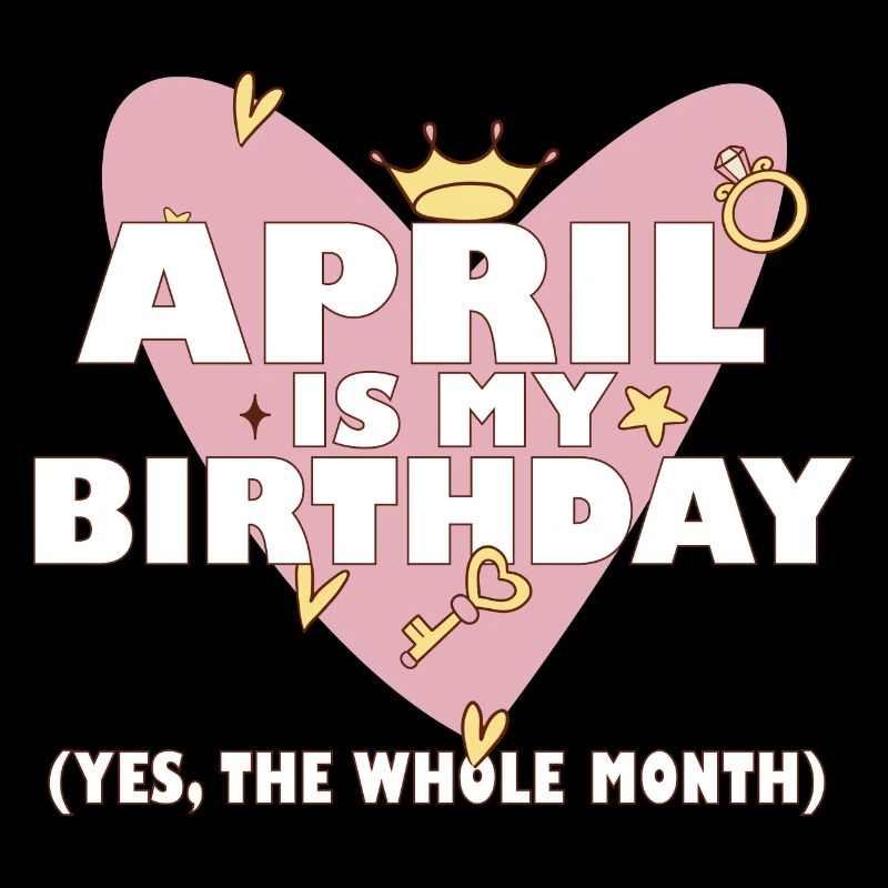 Avril C’est mon anniversaire Oui Tout le mois Né en