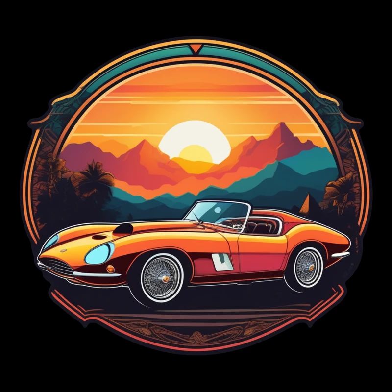 Oldtimer Sonnenuntergang