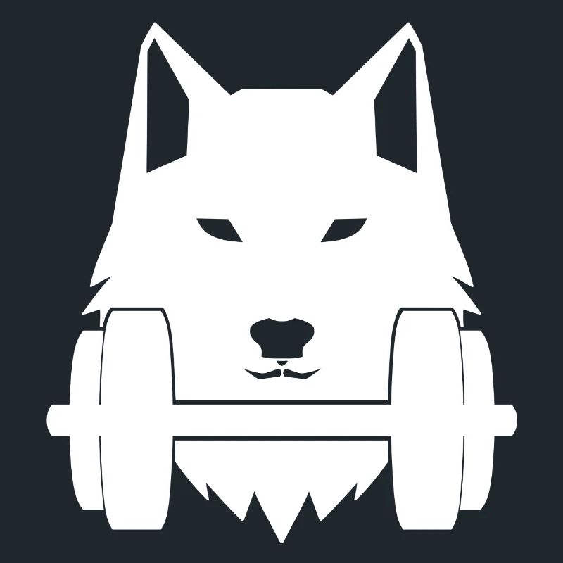 Wolf Dumbbell Gym Training Shirt Cap Gift Idea