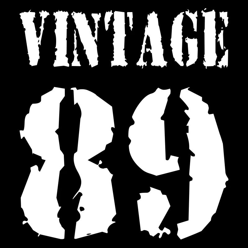 Vintage 1989 - Millésime 89 - Party Vector