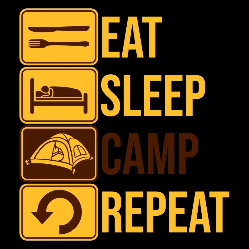 Manger Sleep Camp Répéter