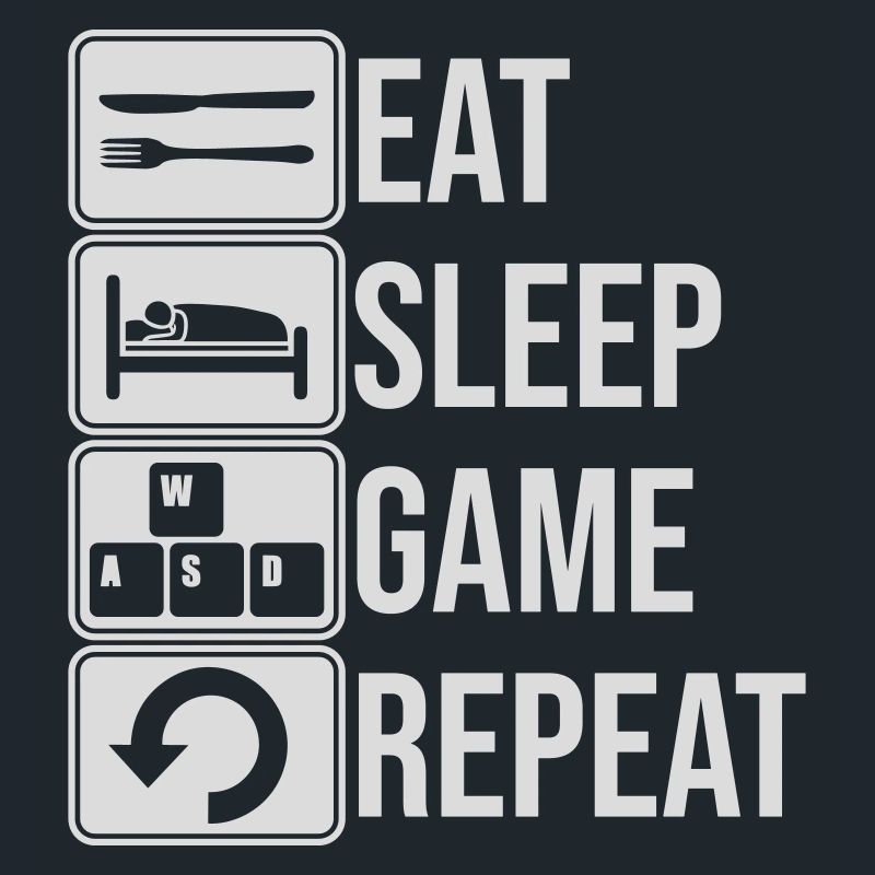 Manger le jeu de sommeil Répéter