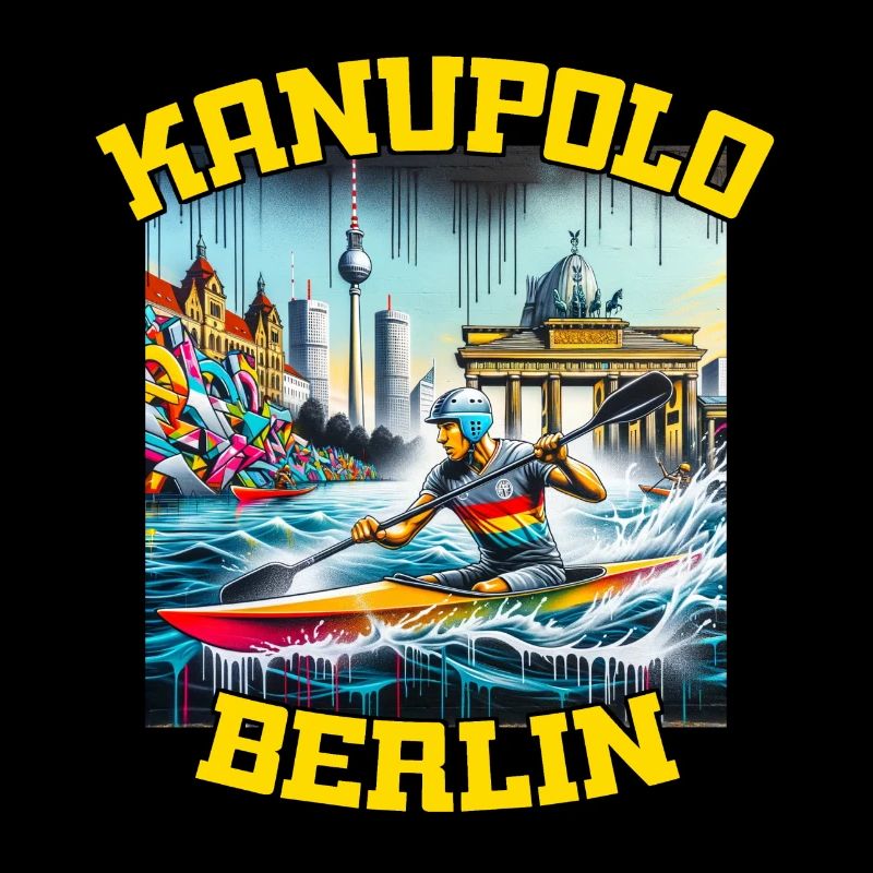 Canoë-polo Berlin Graffiti
