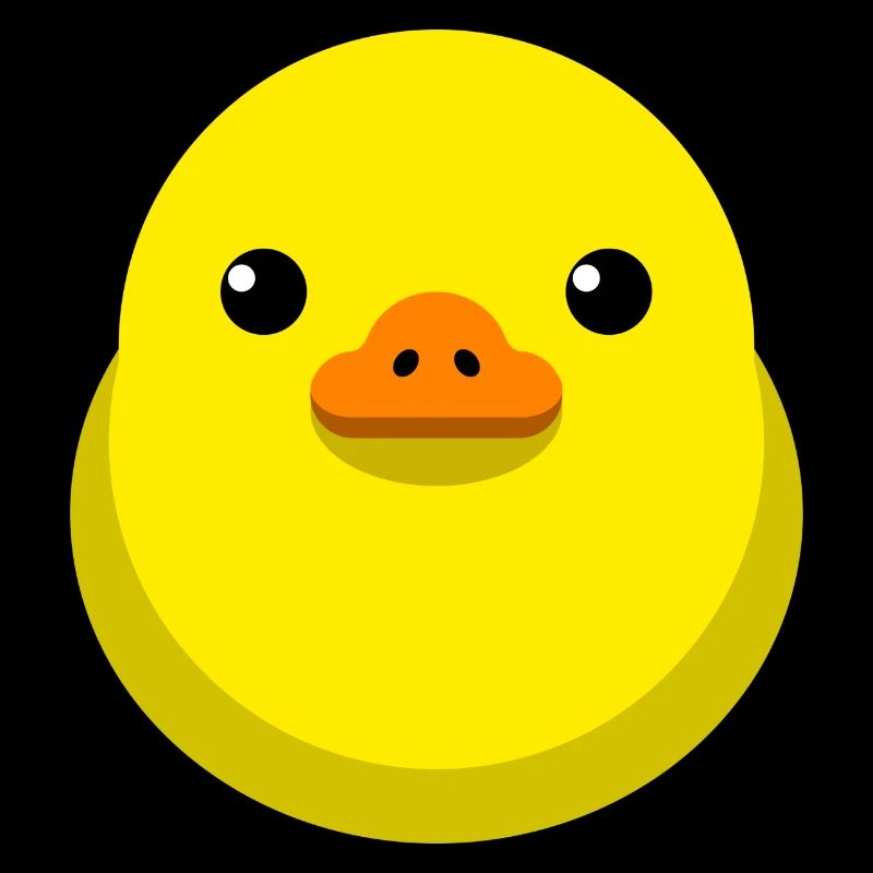 Chick Yellow Minimal Clipart
