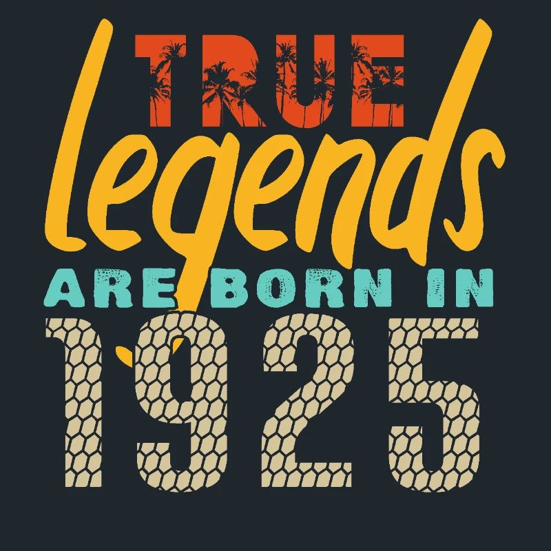 Vintage 1925 Born In 1925 100 Year Old Bar Code Anniversa