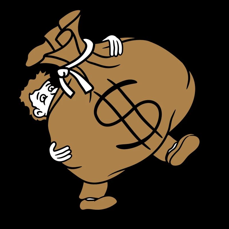 gettin, argent, porter, lourd, dollar, symbole, signe g
