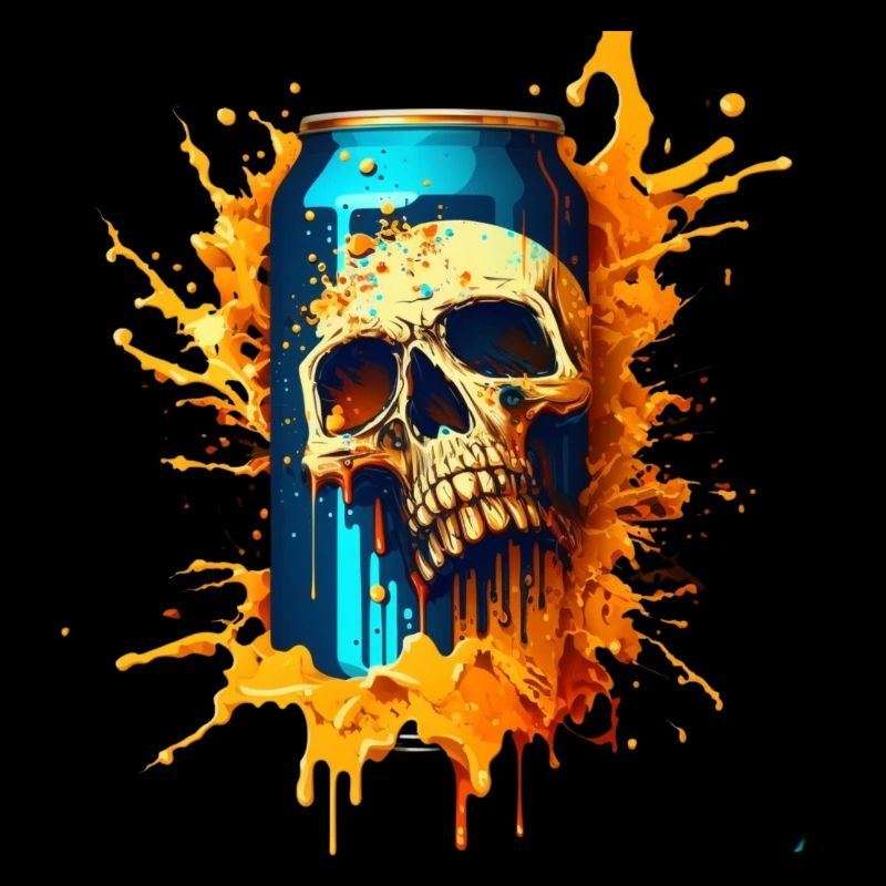 Totenkopf Bierdose