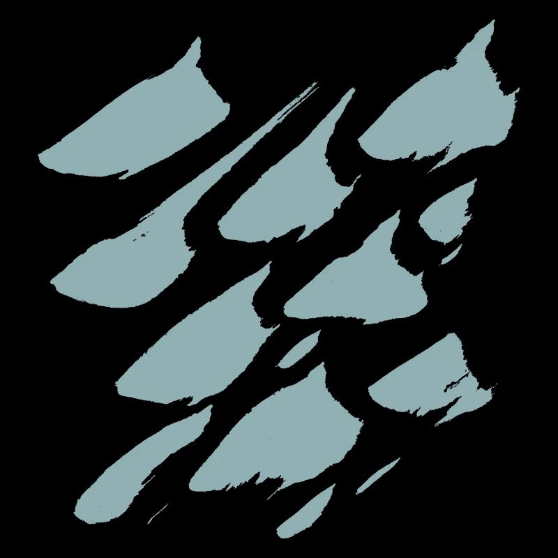 Brush Strokes Pattern - Khaki