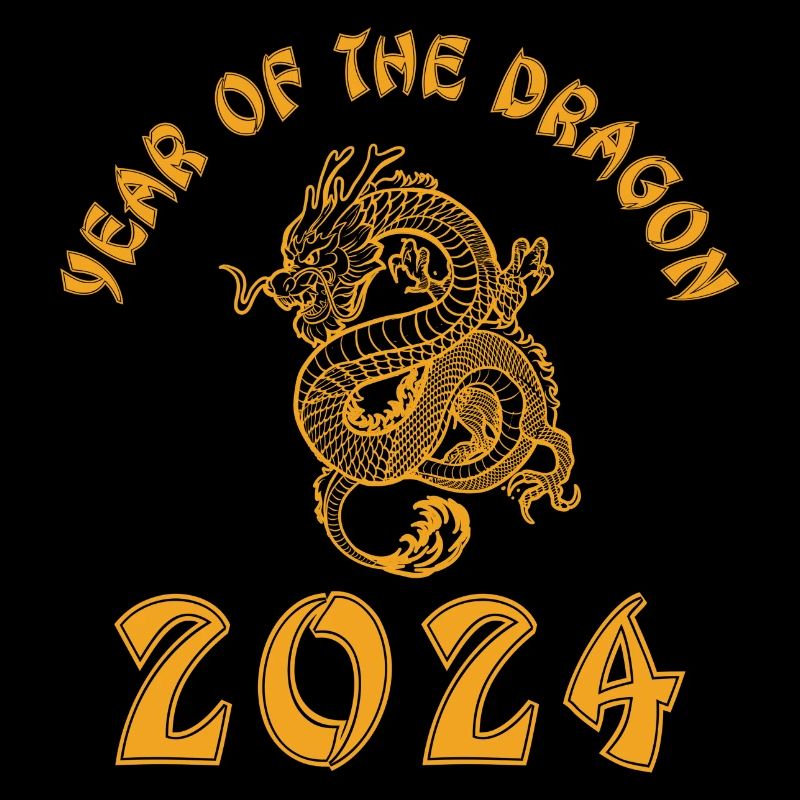 Chinesisches Neujahr Drache China Asian I Geschenk