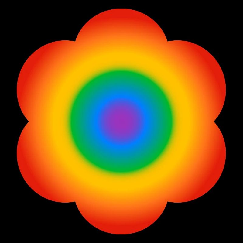 Rainbow Flower