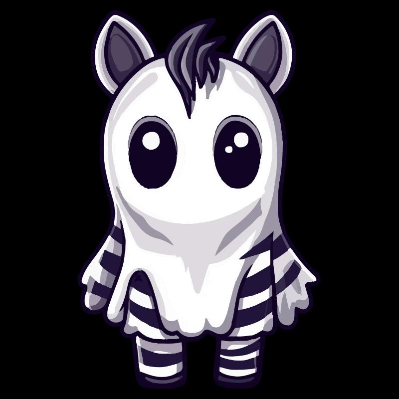 Zebra Halloween Comic Geist