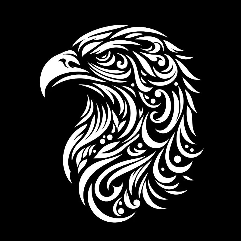 Eagel-Kopf-Tattoo-Stil