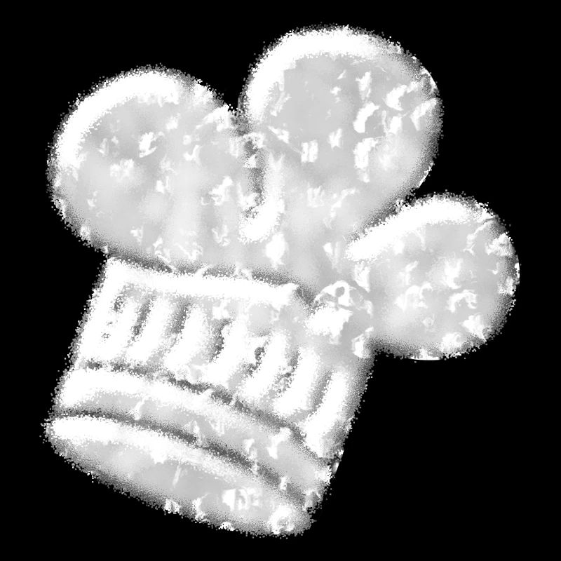 Chef's hat batik hat