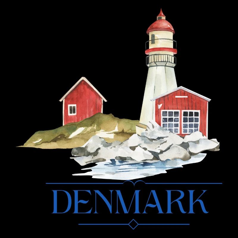 Dänemark Leuchtturm tiny Haus am Meer