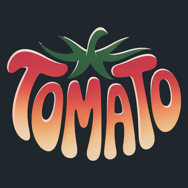 Tomate - Logo de légume cool