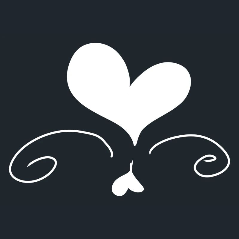 Herz Liebe Symbol form