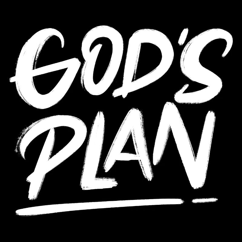 Gods Plan Hip Hop Dwizzy Rap Fan Geschenk