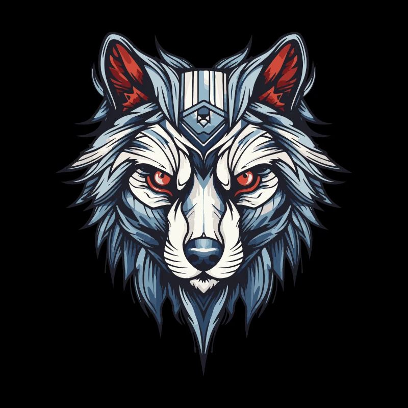 Portrait de loup
