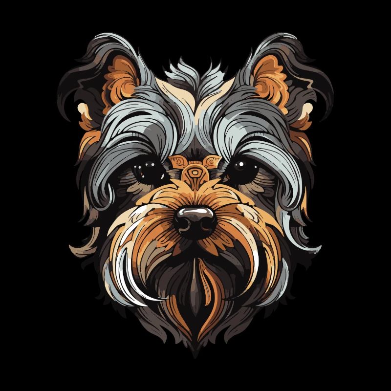 Yorkshire Terrier Hund Portrait