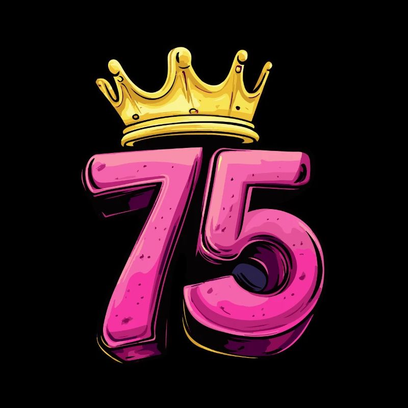 75 Numéro Jersey Couronne
