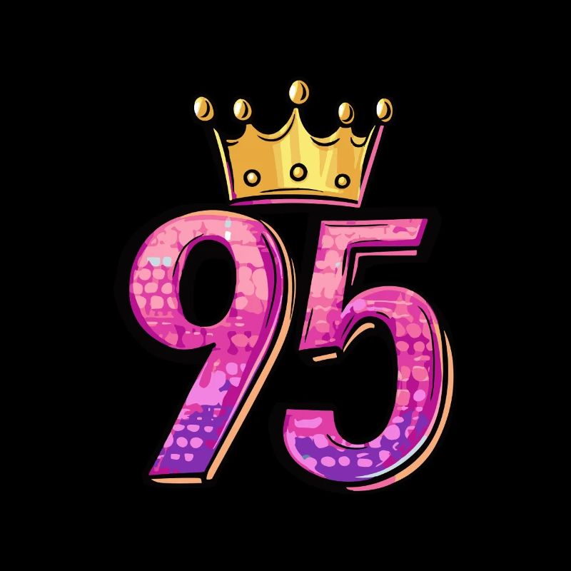 95 Numéro Jersey Couronne