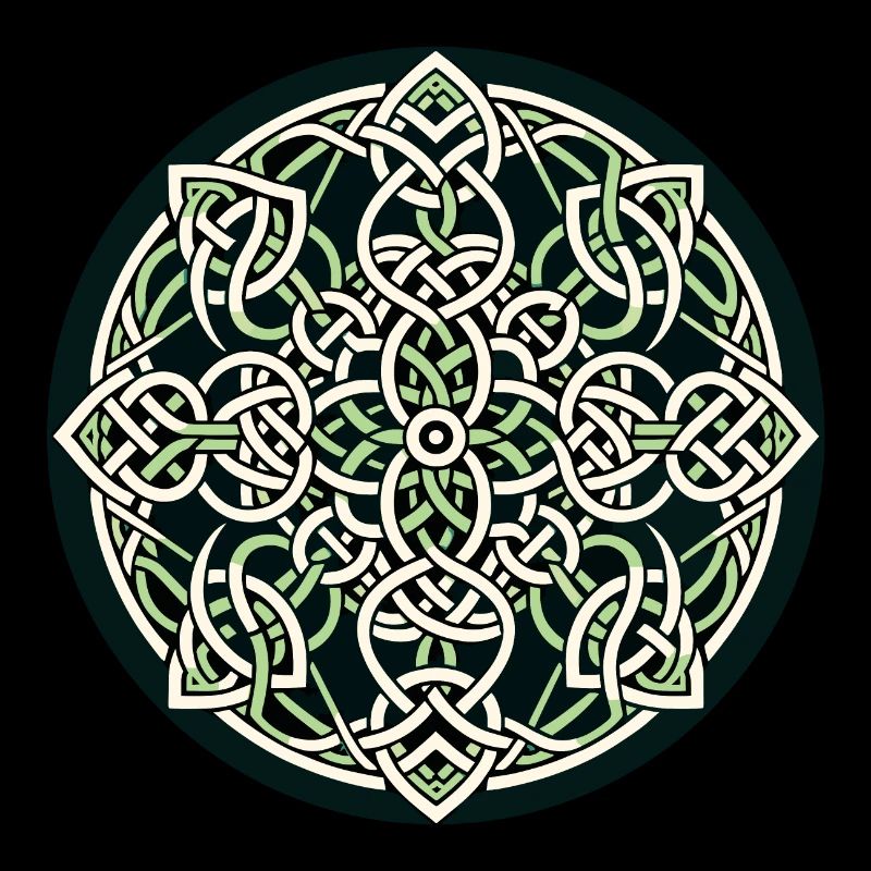 Eternal Celtic Knotwork Mandala Art 2