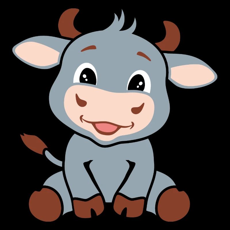 Mignon bébé taureau