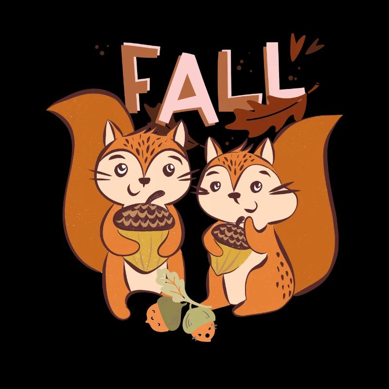 Herbst Eichhörnchen