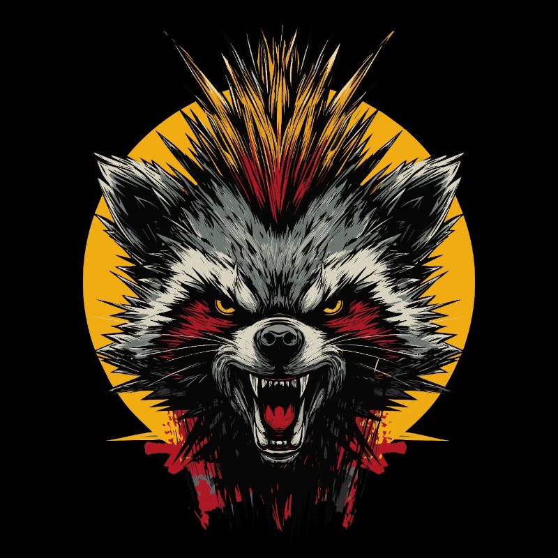 Grim punk rock raton laveur