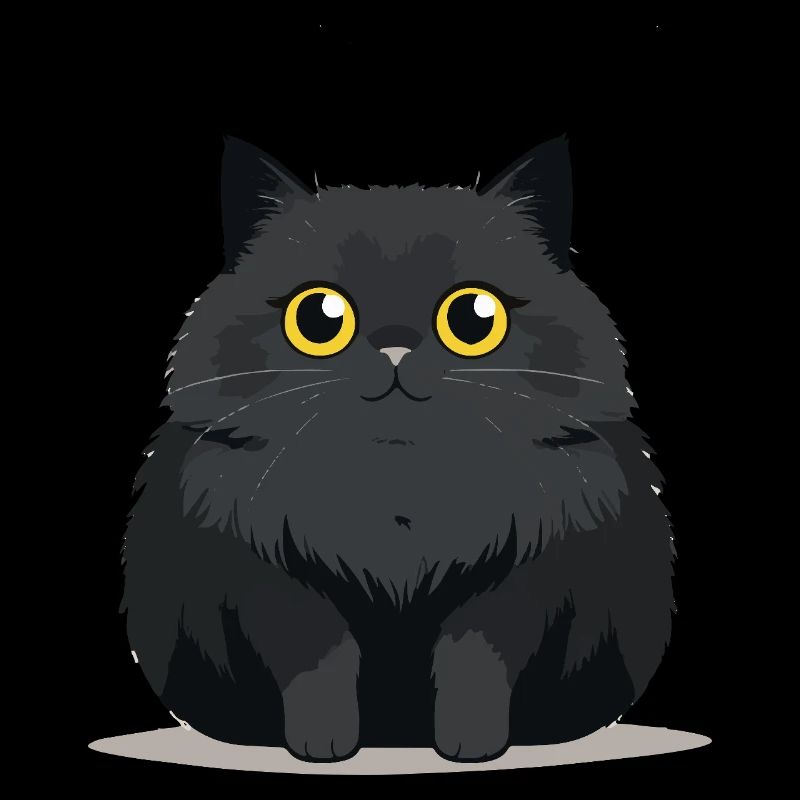 Chonky Cat - Cute Pet Sticker