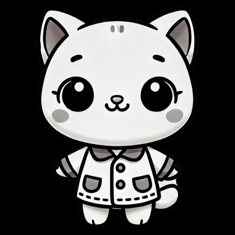 Adorable Kitty - Dressed to Charm