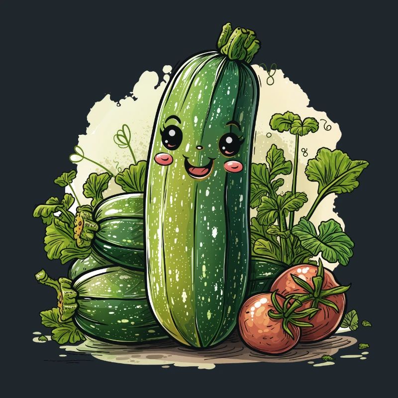 Zucchini comic style