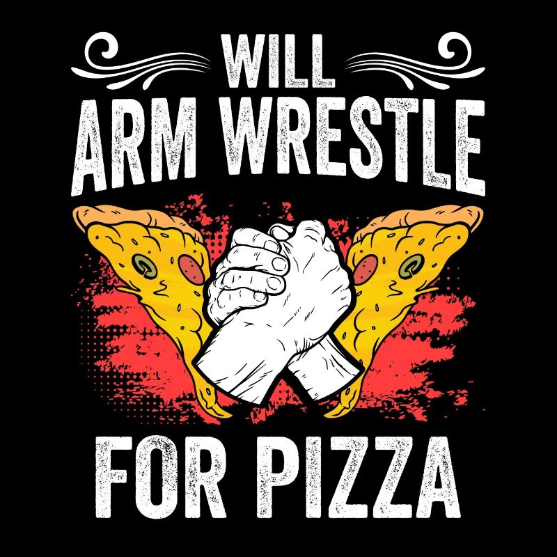 Bras de fer drôle Bras de fer pour bras de pizza