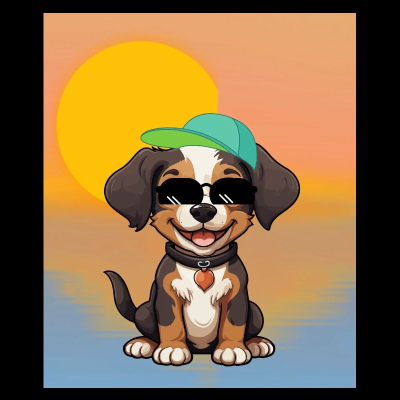 Lustiger Hund
