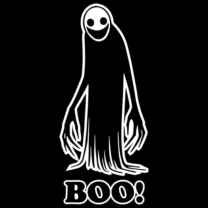 Illustration de figure d’ombre effrayante - Bouh ! Concevoir