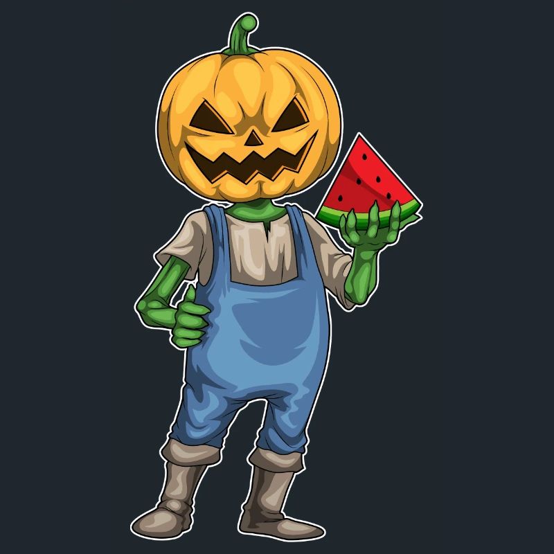 Jack O Lantern Halloween Pastèque