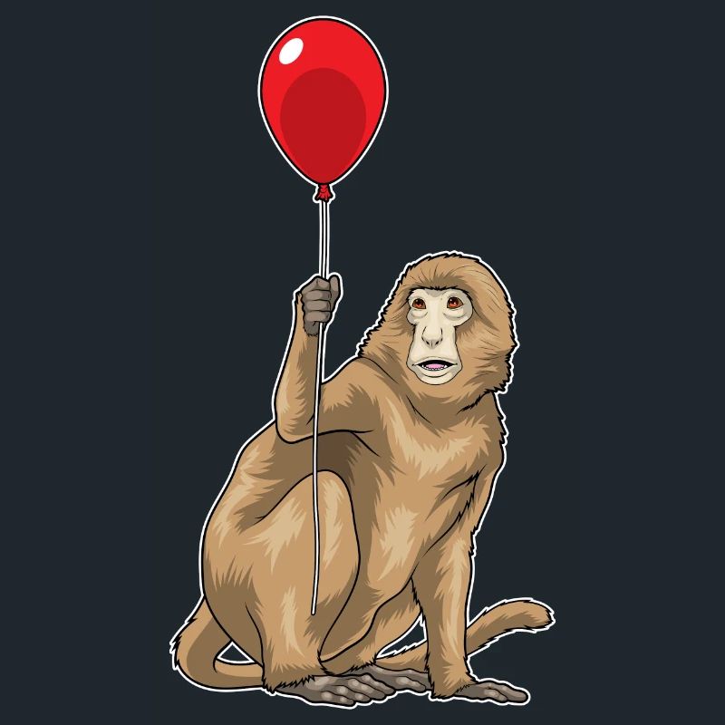 Affe Luftballon